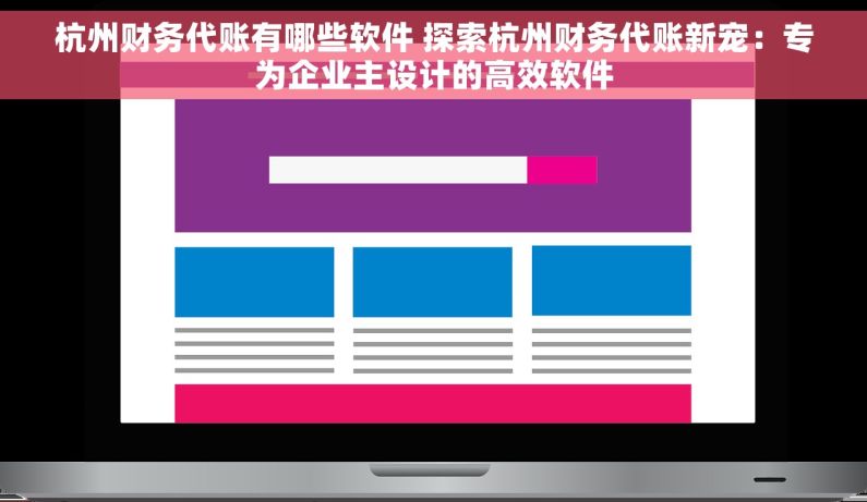 杭州财务代账有哪些软件 探索杭州财务代账新宠：专为企业主设计的高效软件