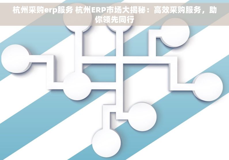 杭州采购erp服务 杭州ERP市场大揭秘：高效采购服务，助你领先同行