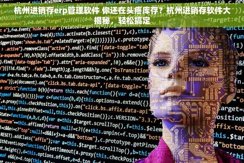 杭州进销存erp管理软件 你还在头疼库存？杭州进销存软件大揭秘，轻松搞定