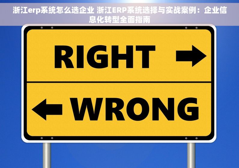 浙江erp系统怎么选企业 浙江ERP系统选择与实战案例：企业信息化转型全面指南