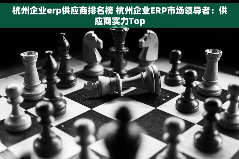 杭州企业erp供应商排名榜 杭州企业ERP市场领导者：供应商实力Top