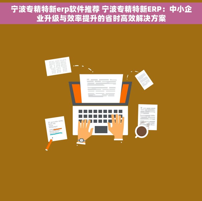 宁波专精特新erp软件推荐 宁波专精特新ERP：中小企业升级与效率提升的省时高效解决方案
