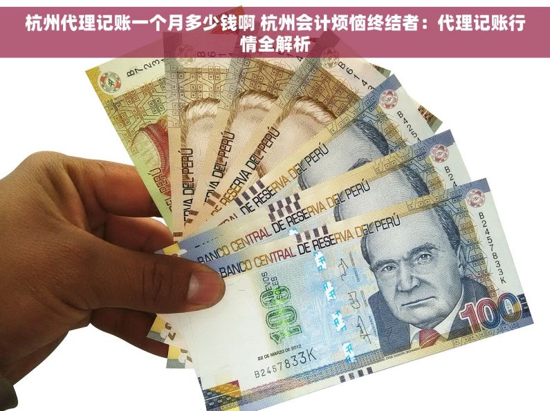 杭州代理记账一个月多少钱啊 杭州会计烦恼终结者：代理记账行情全解析