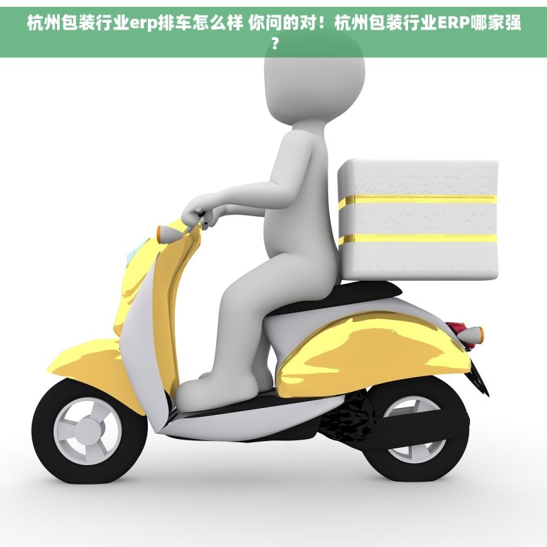 杭州包装行业erp排车怎么样 你问的对！杭州包装行业ERP哪家强？