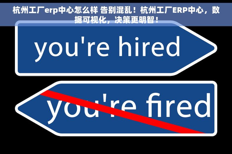 杭州工厂erp中心怎么样 告别混乱！杭州工厂ERP中心，数据可视化，决策更明智！