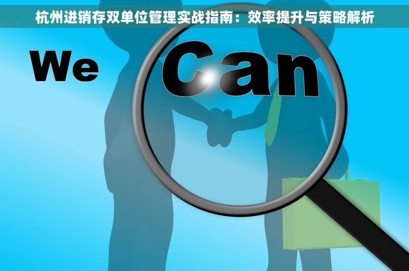杭州进销存双单位管理实战指南：效率提升与策略解析