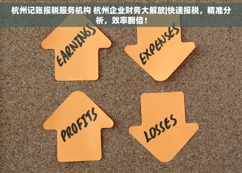 杭州记账报税服务机构 杭州企业财务大解放|快速报税，精准分析，效率翻倍！