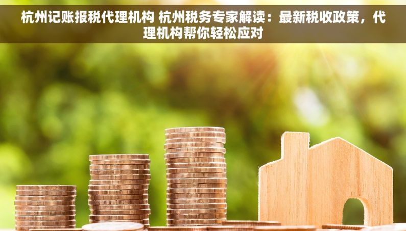杭州记账报税代理机构 杭州税务专家解读：最新税收政策，代理机构帮你轻松应对
