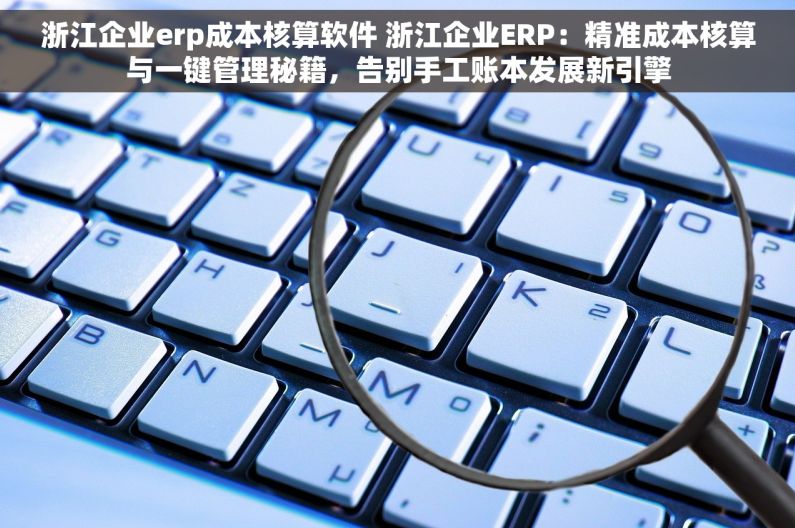 浙江企业erp成本核算软件 浙江企业ERP：精准成本核算与一键管理秘籍，告别手工账本发展新引擎
