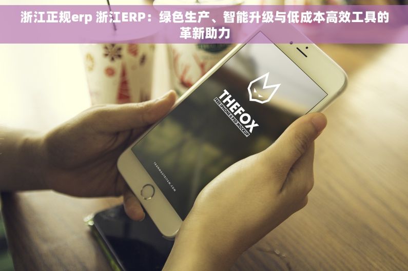 浙江正规erp 浙江ERP：绿色生产、智能升级与低成本高效工具的革新助力