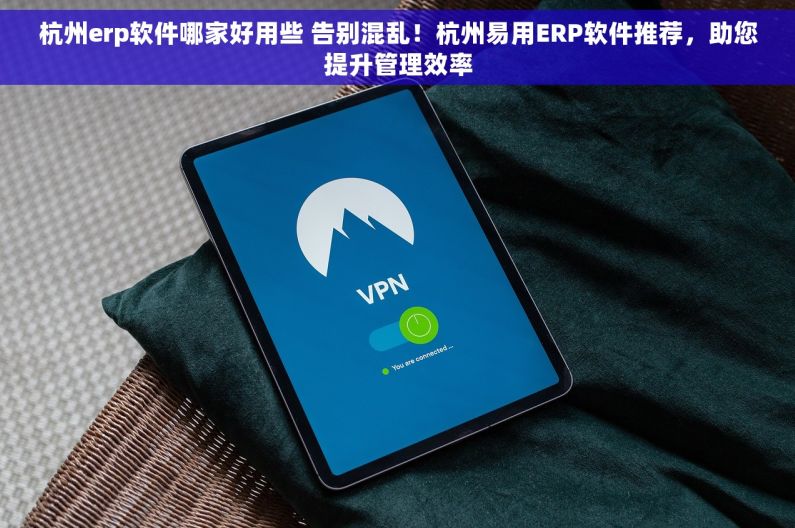 杭州erp软件哪家好用些 告别混乱！杭州易用ERP软件推荐，助您提升管理效率