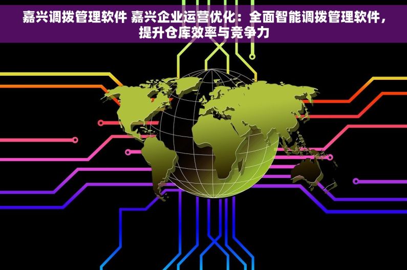 嘉兴调拨管理软件 嘉兴企业运营优化：全面智能调拨管理软件，提升仓库效率与竞争力