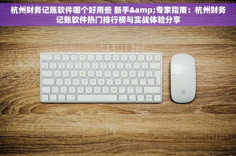 杭州财务记账软件哪个好用些 新手&专家指南：杭州财务记账软件热门排行榜与实战体验分享