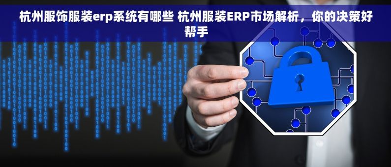 杭州服饰服装erp系统有哪些 杭州服装ERP市场解析，你的决策好帮手