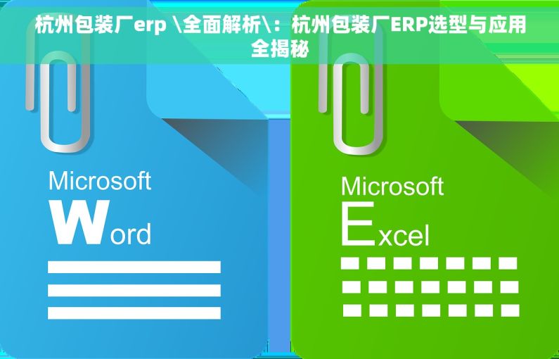 杭州包装厂erp \全面解析\：杭州包装厂ERP选型与应用全揭秘