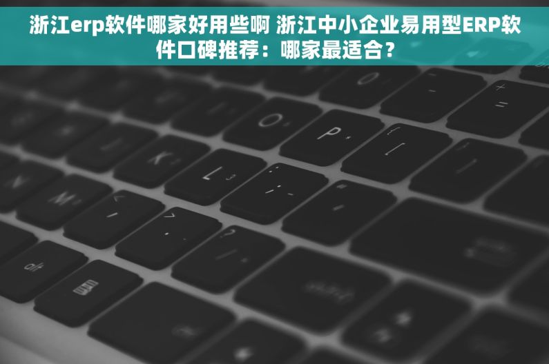 浙江erp软件哪家好用些啊 浙江中小企业易用型ERP软件口碑推荐：哪家最适合？