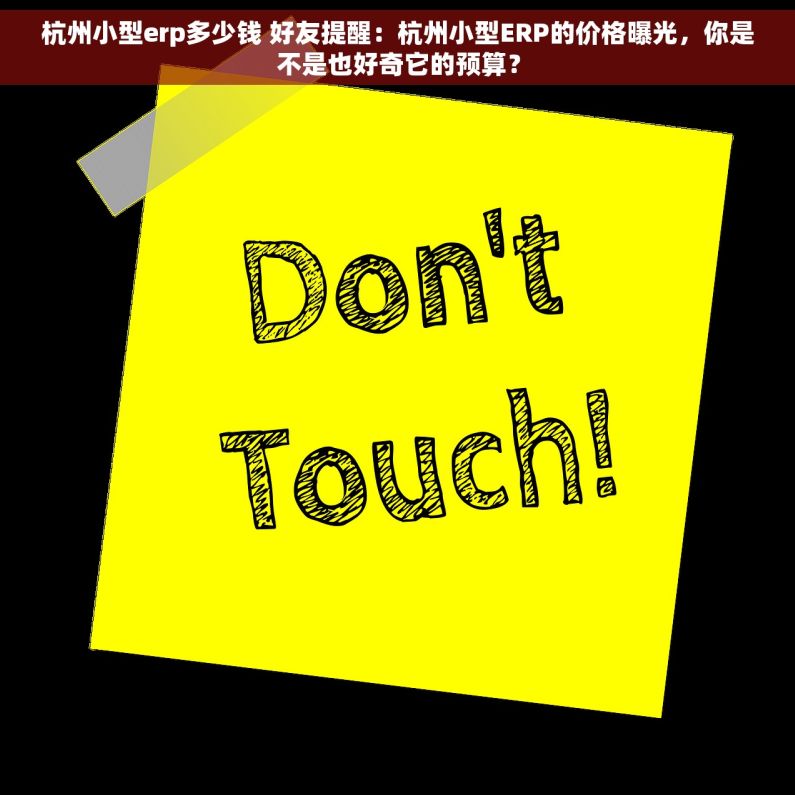 杭州小型erp多少钱 好友提醒：杭州小型ERP的价格曝光，你是不是也好奇它的预算？