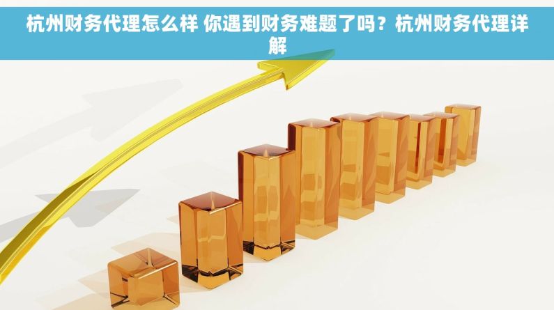 杭州财务代理怎么样 你遇到财务难题了吗？杭州财务代理详解