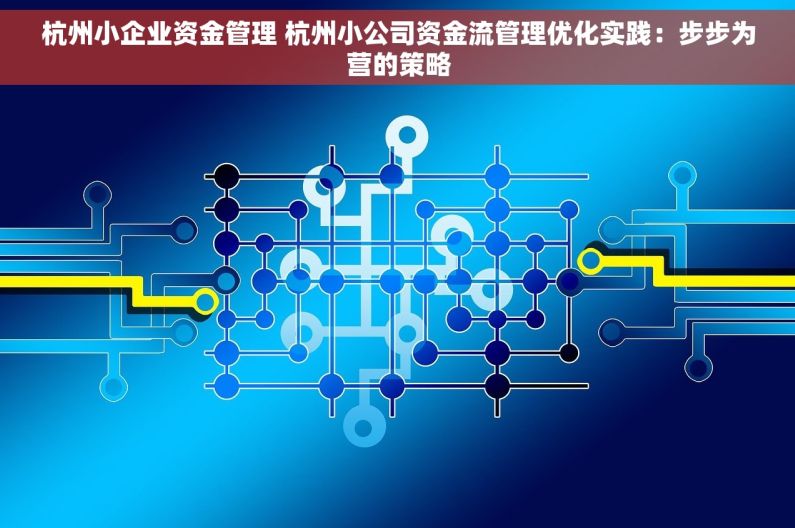 杭州小企业资金管理 杭州小公司资金流管理优化实践：步步为营的策略