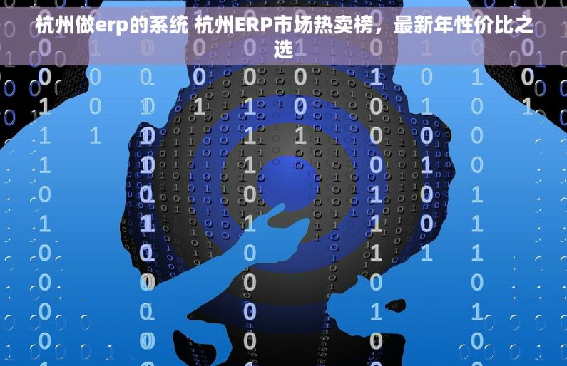 杭州做erp的系统 杭州ERP市场热卖榜，最新年性价比之选