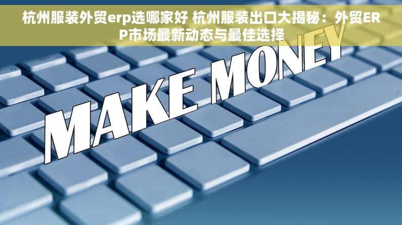 杭州服装外贸erp选哪家好 杭州服装出口大揭秘：外贸ERP市场最新动态与最佳选择