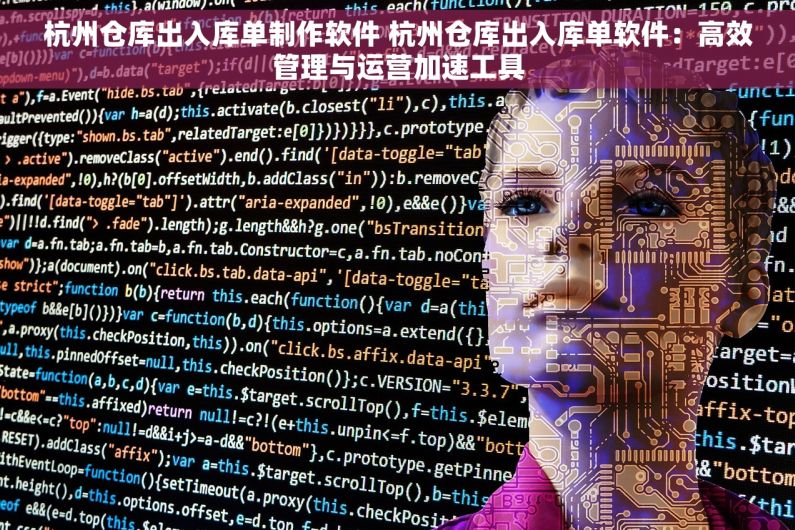 杭州仓库出入库单制作软件 杭州仓库出入库单软件：高效管理与运营加速工具