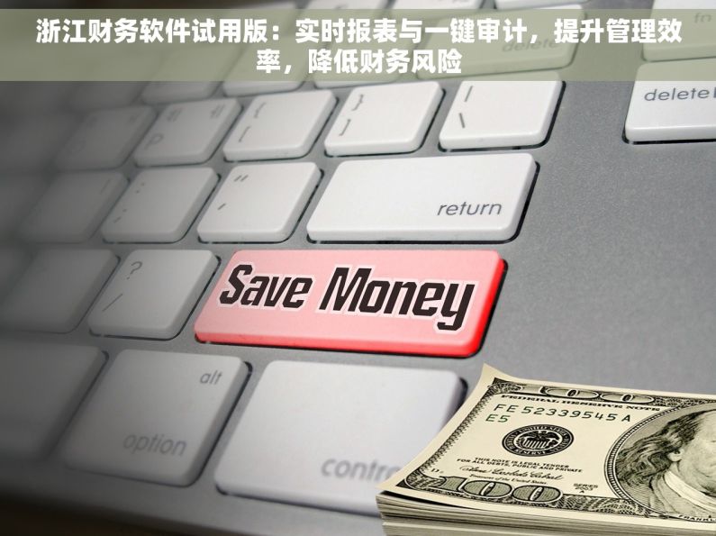 浙江财务软件试用版：实时报表与一键审计，提升管理效率，降低财务风险