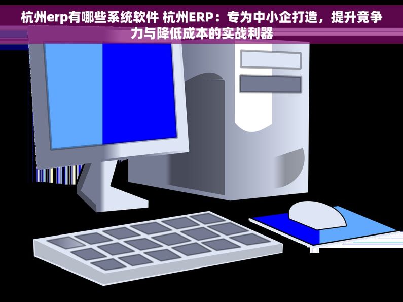 杭州erp有哪些系统软件 杭州ERP：专为中小企打造，提升竞争力与降低成本的实战利器