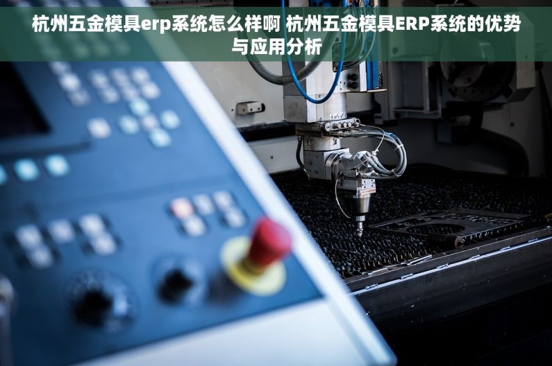 杭州五金模具erp系统怎么样啊 杭州五金模具ERP系统的优势与应用分析