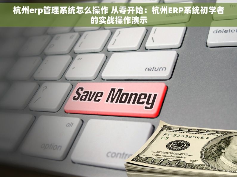 杭州erp管理系统怎么操作 从零开始：杭州ERP系统初学者的实战操作演示