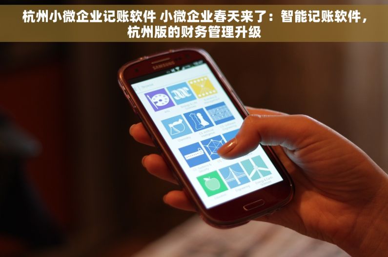 杭州小微企业记账软件 小微企业春天来了：智能记账软件，杭州版的财务管理升级