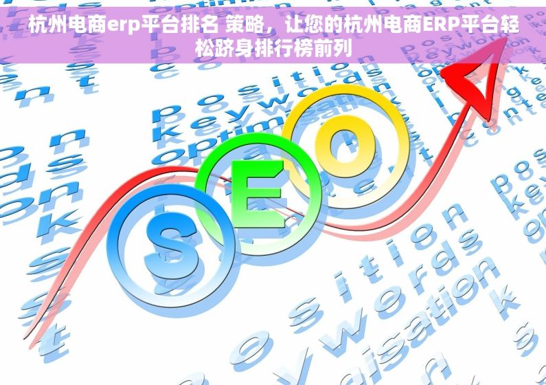 杭州电商erp平台排名 策略，让您的杭州电商ERP平台轻松跻身排行榜前列
