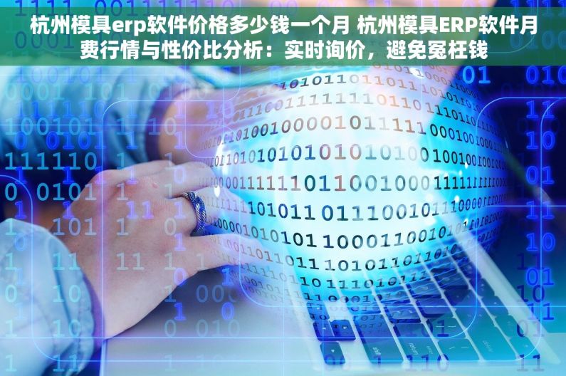 杭州模具erp软件价格多少钱一个月 杭州模具ERP软件月费行情与性价比分析：实时询价，避免冤枉钱