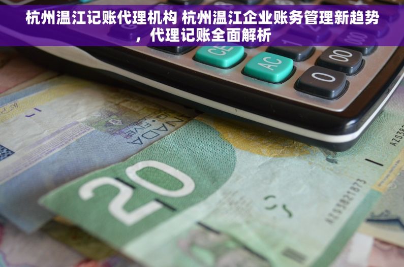 杭州温江记账代理机构 杭州温江企业账务管理新趋势，代理记账全面解析