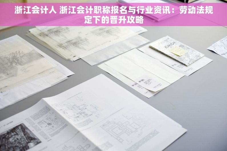 浙江会计人 浙江会计职称报名与行业资讯：劳动法规定下的晋升攻略