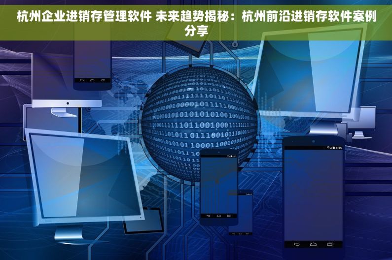 杭州企业进销存管理软件 未来趋势揭秘：杭州前沿进销存软件案例分享
