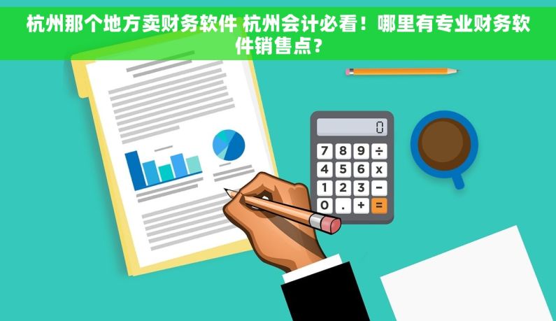 杭州那个地方卖财务软件 杭州会计必看！哪里有专业财务软件销售点？