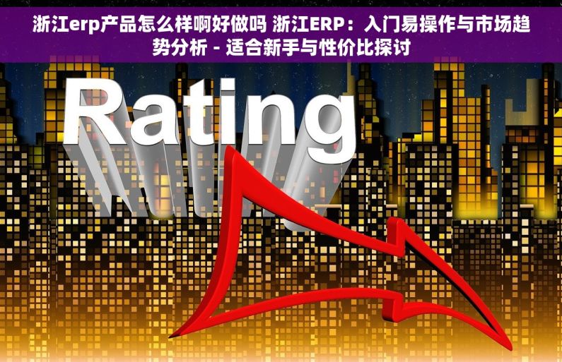 浙江erp产品怎么样啊好做吗 浙江ERP：入门易操作与市场趋势分析 - 适合新手与性价比探讨