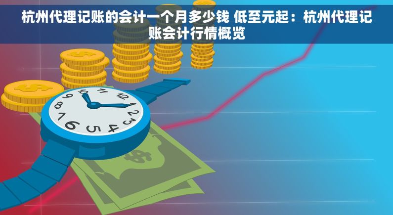 杭州代理记账的会计一个月多少钱 低至元起：杭州代理记账会计行情概览