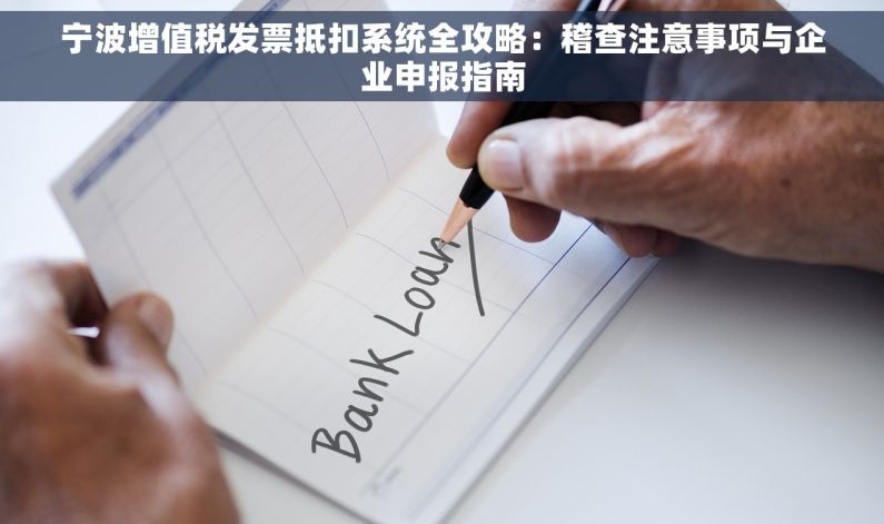 宁波增值税发票抵扣系统全攻略：稽查注意事项与企业申报指南