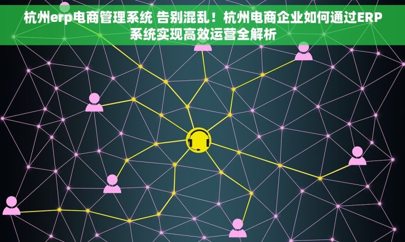 杭州erp电商管理系统 告别混乱！杭州电商企业如何通过ERP系统实现高效运营全解析