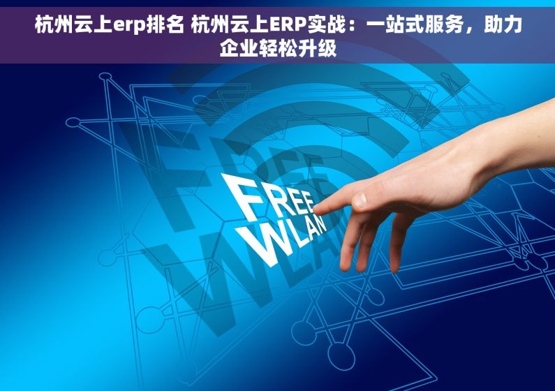 杭州云上erp排名 杭州云上ERP实战：一站式服务，助力企业轻松升级