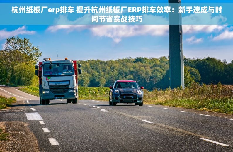 杭州纸板厂erp排车 提升杭州纸板厂ERP排车效率：新手速成与时间节省实战技巧