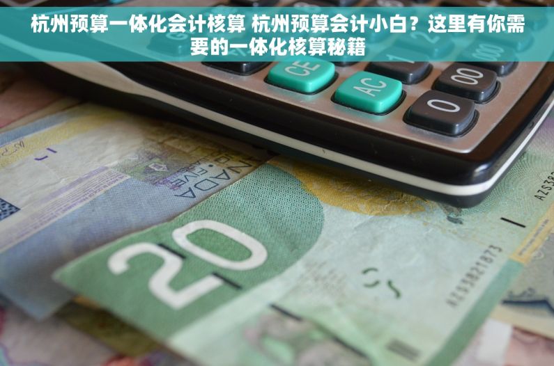 杭州预算一体化会计核算 杭州预算会计小白？这里有你需要的一体化核算秘籍