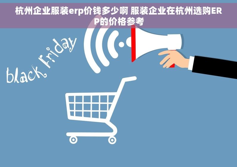 杭州企业服装erp价钱多少啊 服装企业在杭州选购ERP的价格参考