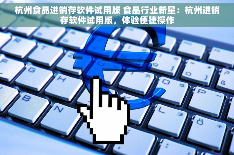 杭州食品进销存软件试用版 食品行业新星：杭州进销存软件试用版，体验便捷操作