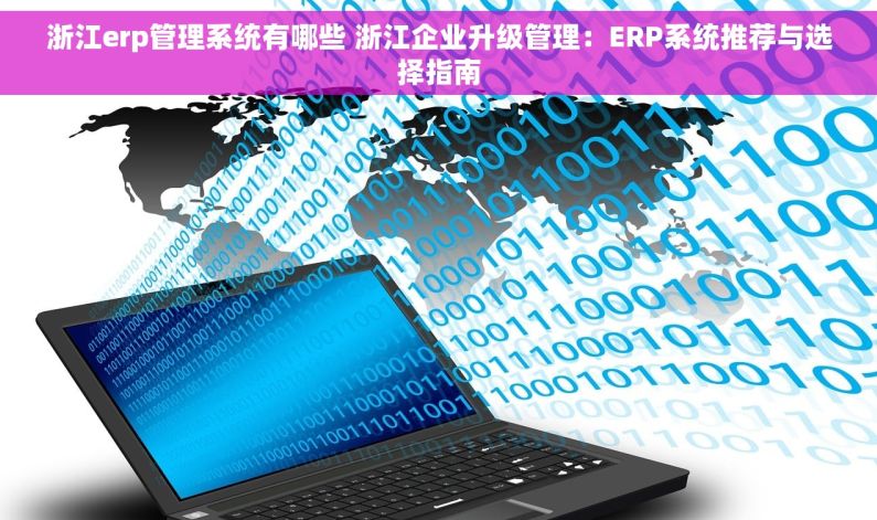 浙江erp管理系统有哪些 浙江企业升级管理：ERP系统推荐与选择指南
