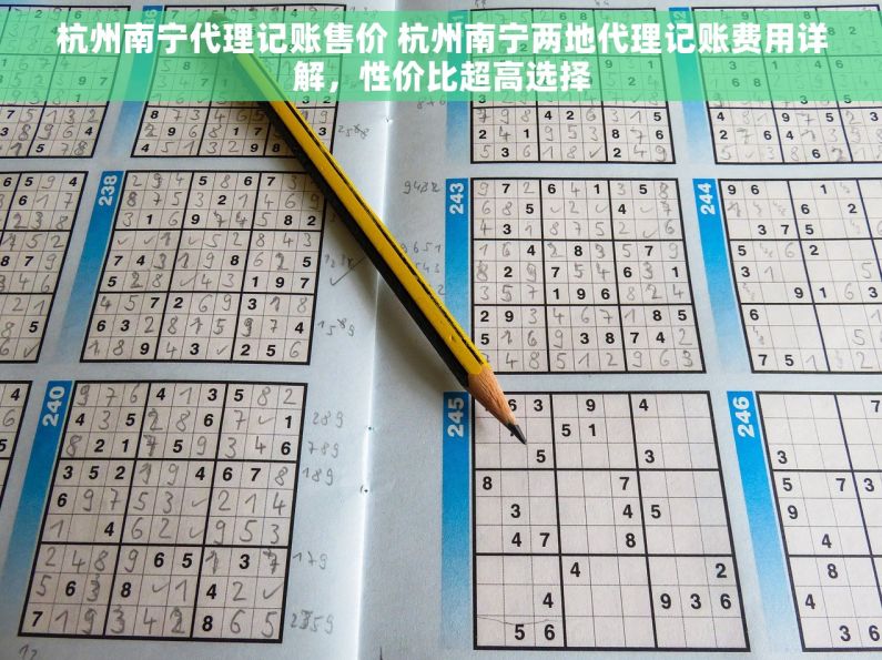 杭州南宁代理记账售价 杭州南宁两地代理记账费用详解，性价比超高选择