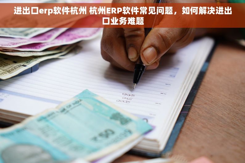 进出口erp软件杭州 杭州ERP软件常见问题，如何解决进出口业务难题