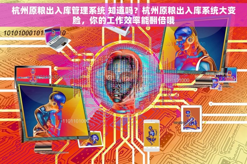 杭州原粮出入库管理系统 知道吗？杭州原粮出入库系统大变脸，你的工作效率能翻倍哦